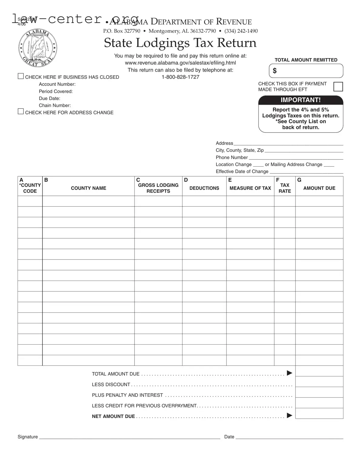 Get Alabama 2320 Form