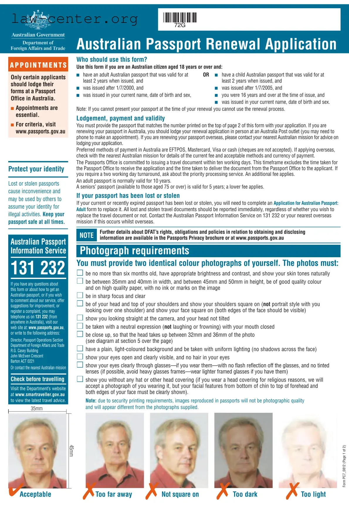 Get Australian Passport Renewal Form