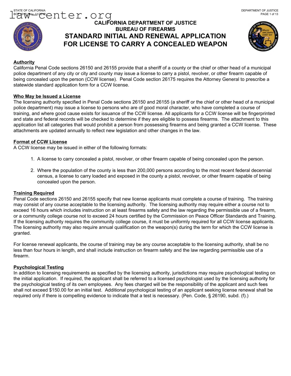 Get California Bof 4012 Form