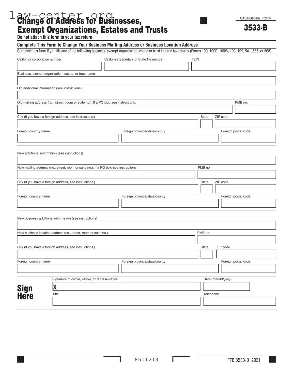 Get California 3533 B Form