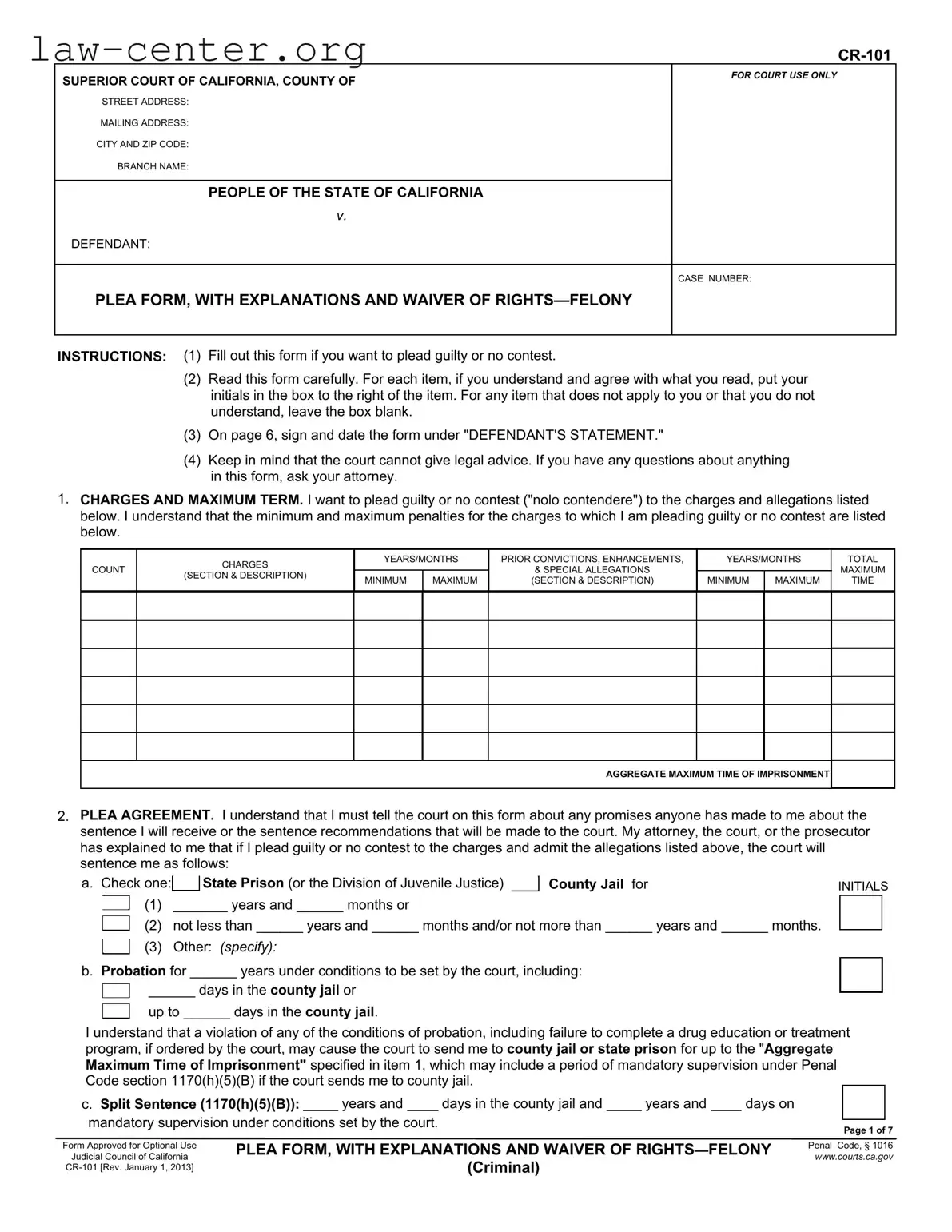 Get Cr 101 California Form
