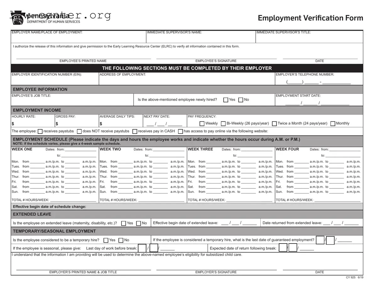 Get Ccis Employment Verification Form