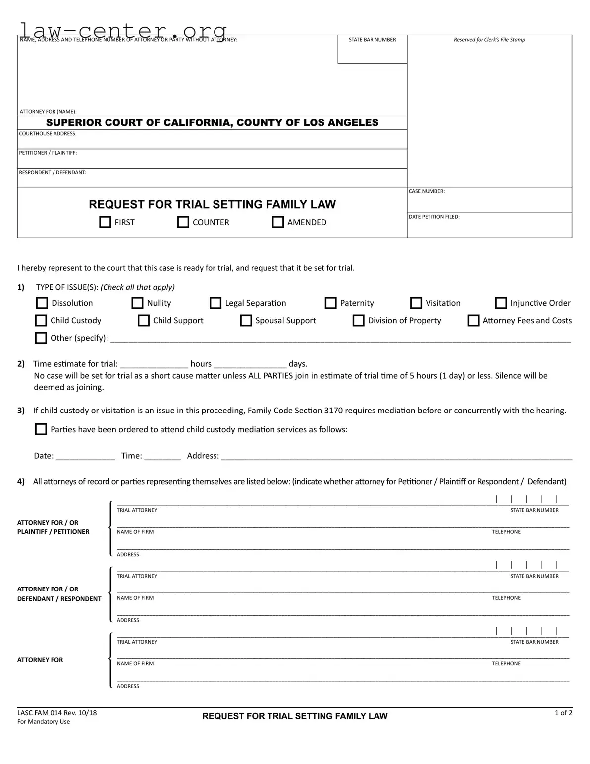 Get California Fam 014 Form