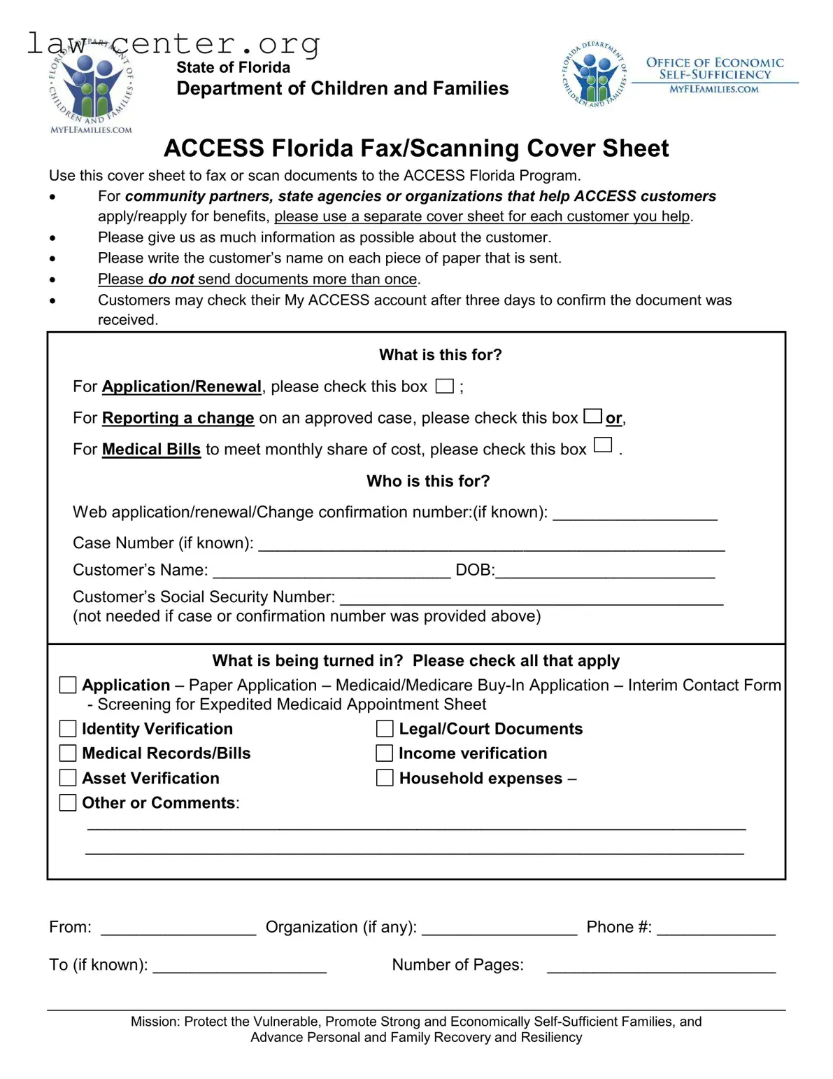 Get Access Florida Fax Form