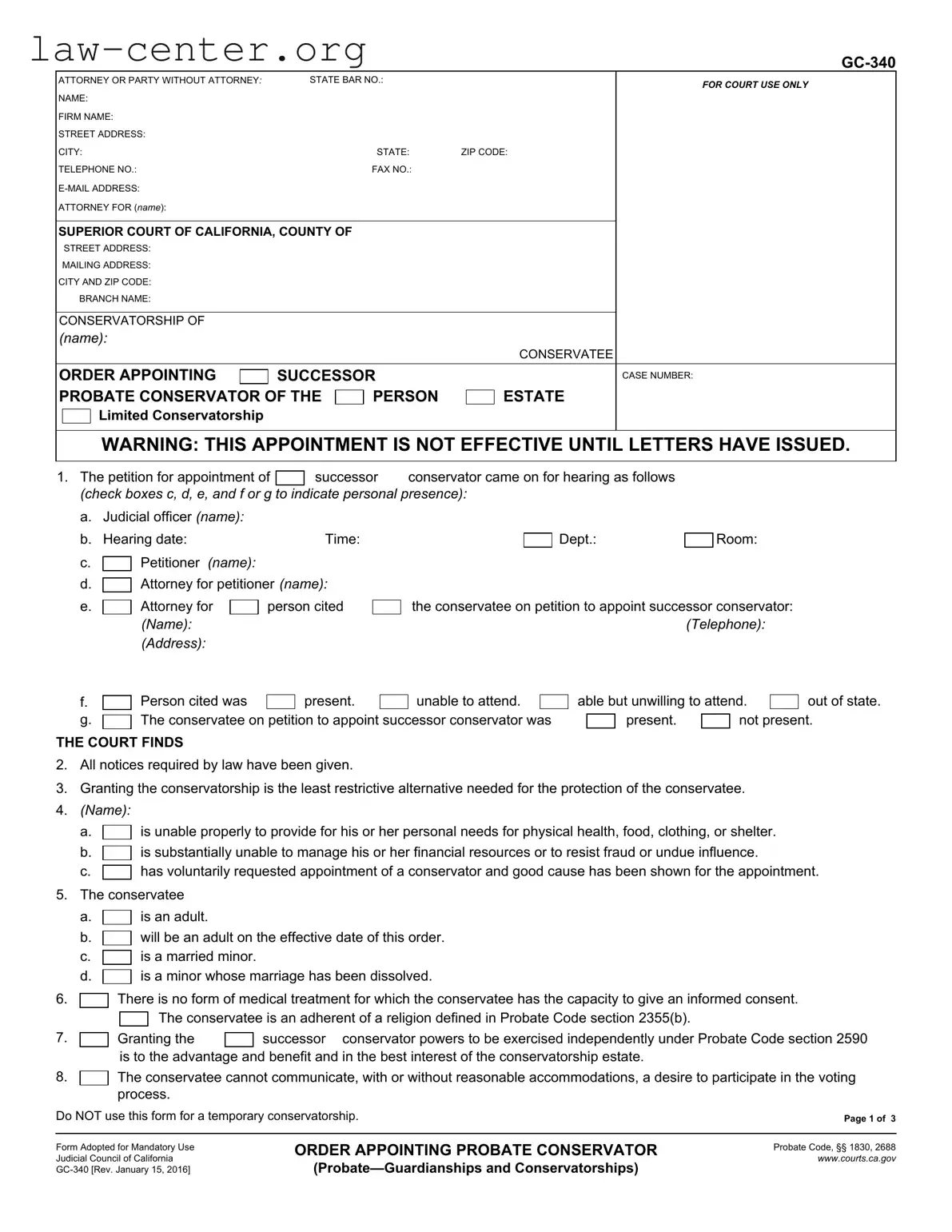 Get California Gc 340 Form