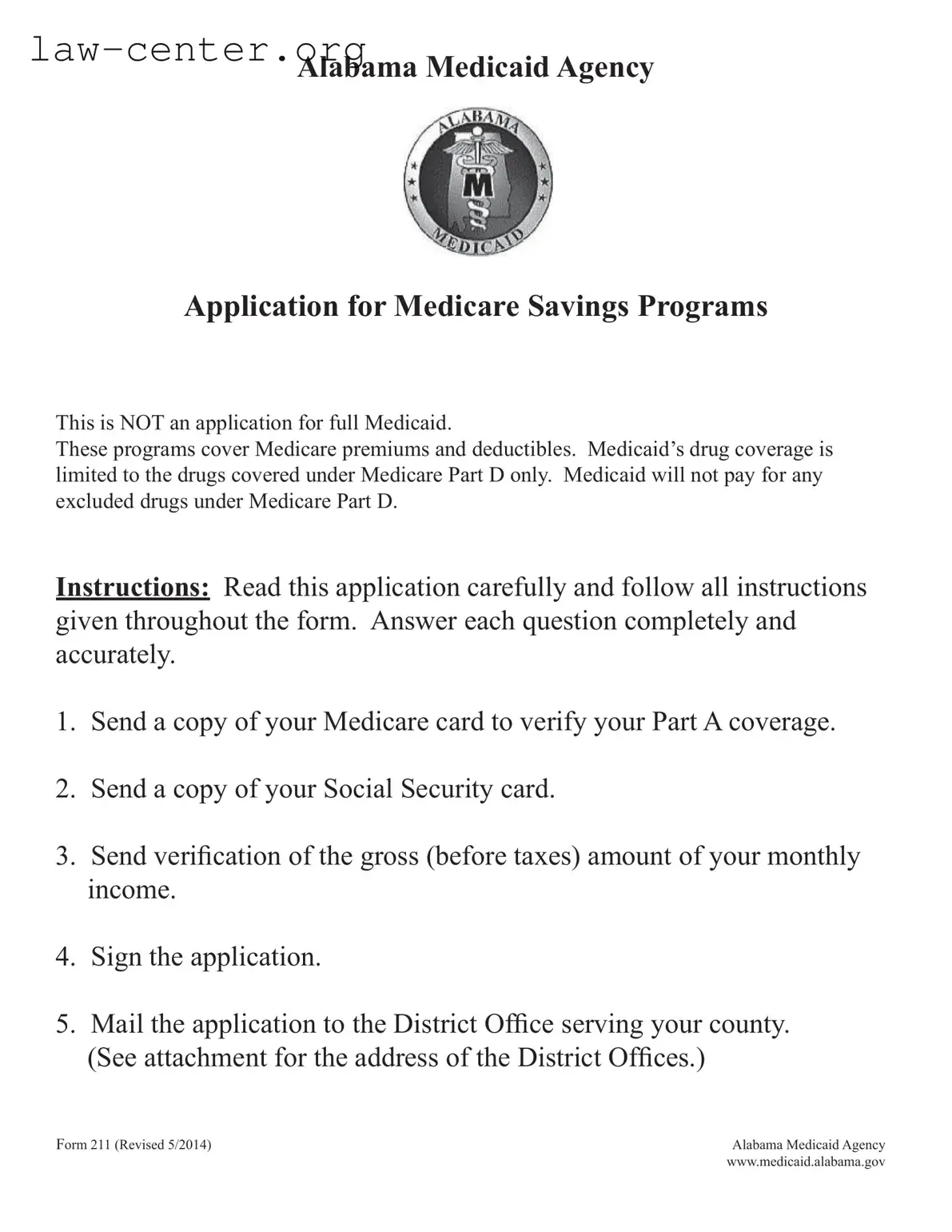 Get Alabama 211 Form