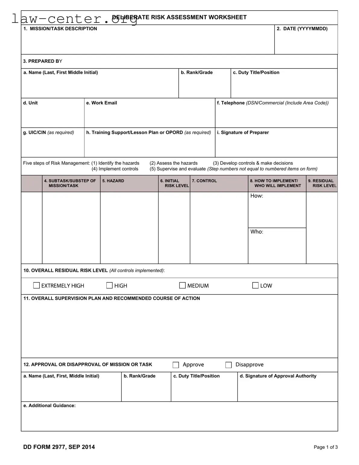 Get Dd 2977 Form