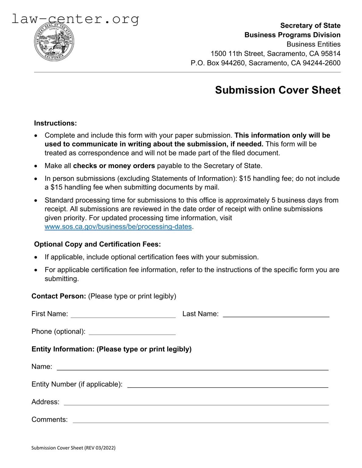 Get California Lp 7 Form