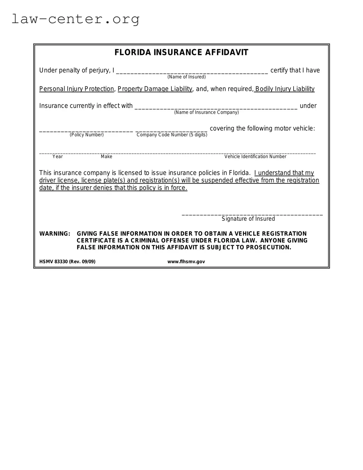 Get Florida Hsmv 83330 Form