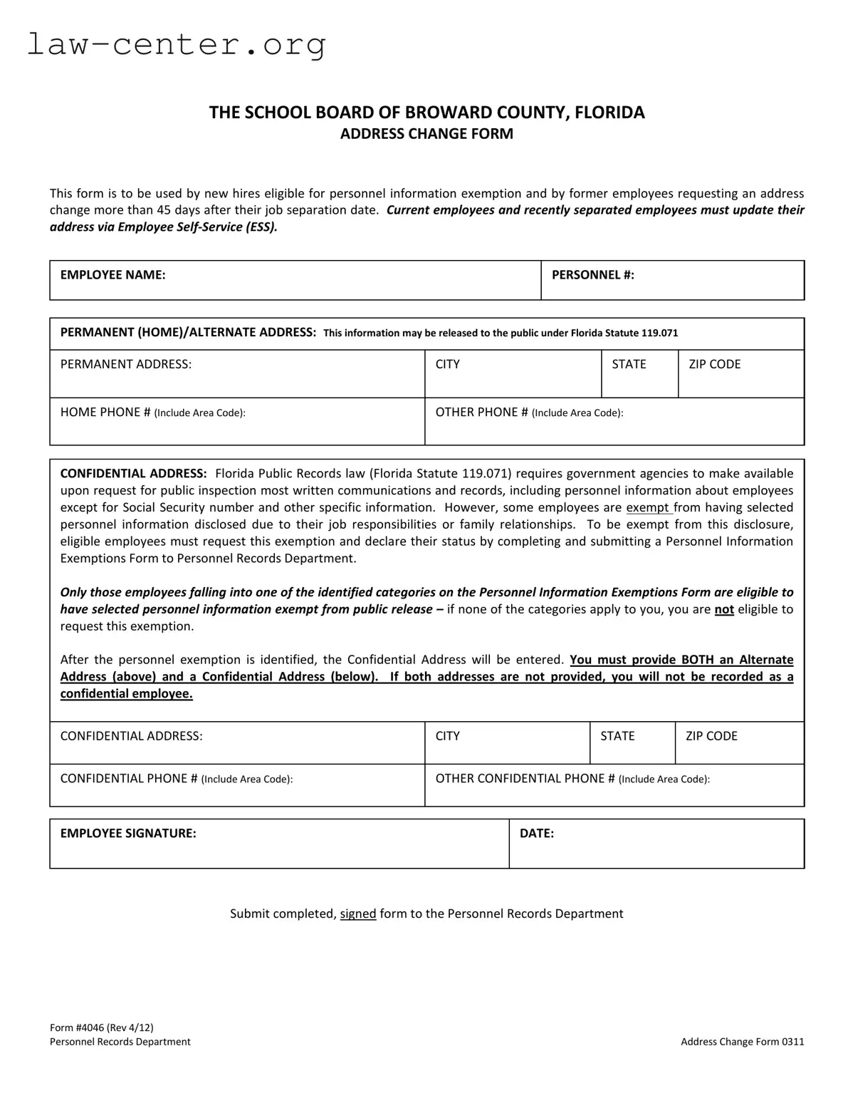 Get Florida 4046 Form