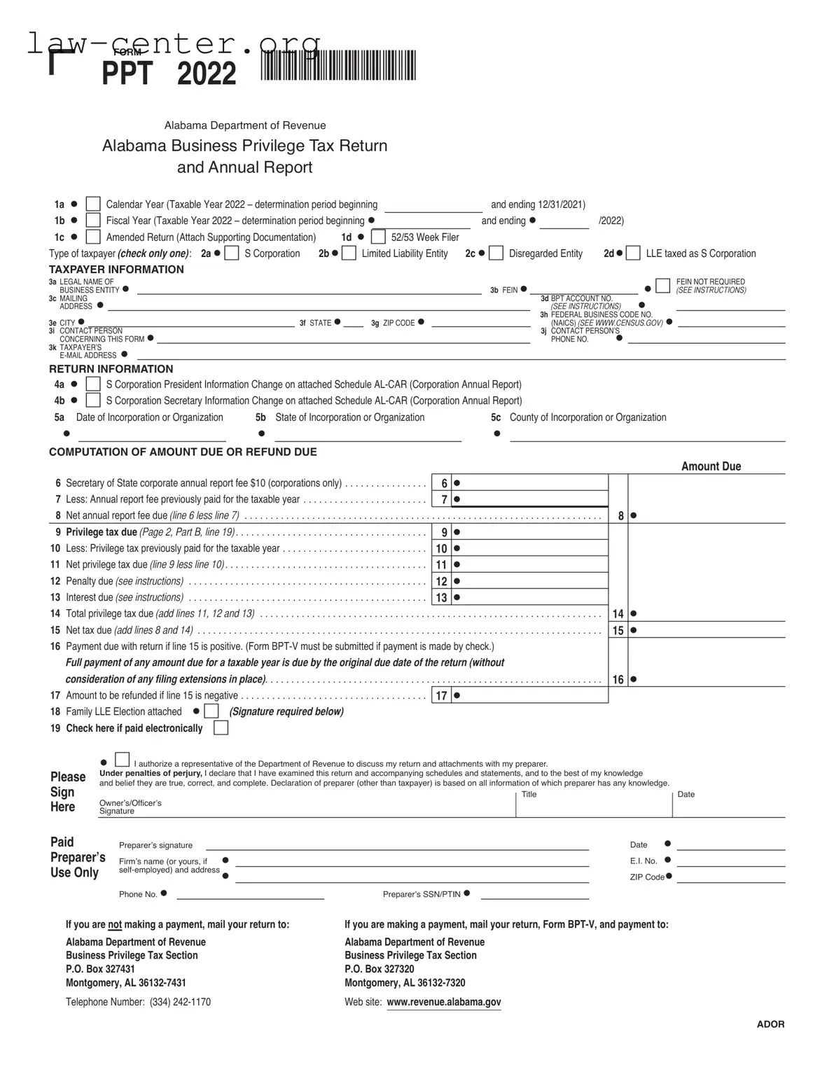 Get Alabama Ppt Form